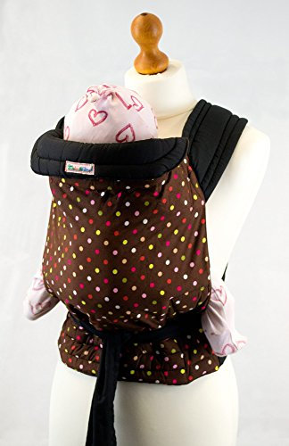 Palm and Pond inch Mei Tai inch Schlinge/Babytrage - Braun mit Punkten