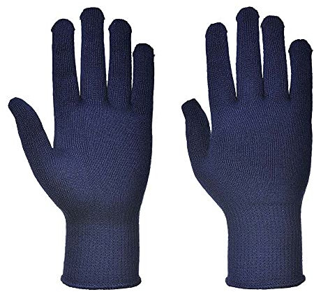 Portwest Thermal Thermo-Strick Handschuh, Größe: XL, Farbe: Marine, A115NARXL