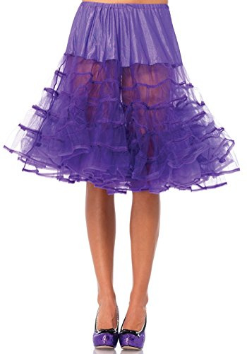 Leg Avenue Women's Knee Length Petticoat Skirt Costume Accessories Petticoat (pack of 1)