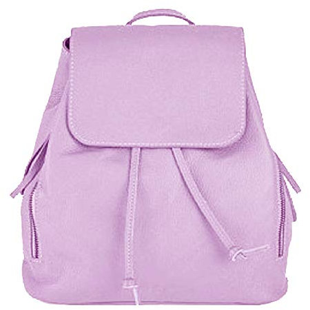 Bottega Carele Zaino Donna in vera pelle made in Italy BC716 (Rosa)