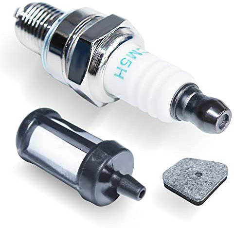 Haishine Spark Plug Air Filter Fuel Filter Service Kit for STIHL FS87 FS90 FS100 FS110 FS130 HT100 HT101 HL90 HL95 HL100 FS90 String Trimmer/Hedgetrimmer/Brush Cutterr, Replacement Part #4180-120-1800