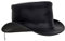 Dream Apparel Herren Zylinder, Leder, Schwarz