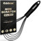 Flat Whisk, EDDEAS Silicone Gravy Whisk for Cooking, Beating, Stirring Gravy and Eggs