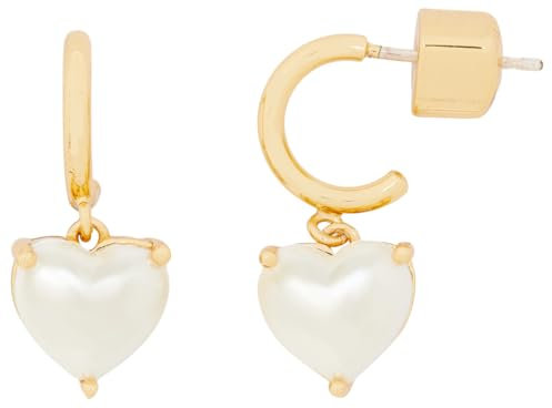 Kate Spade New York Heart Huggies, Perle