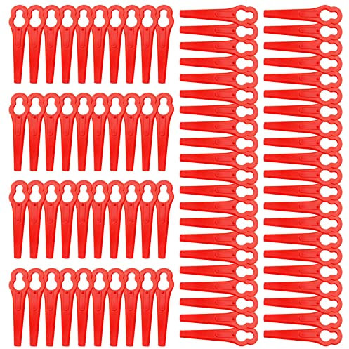 Juego de accesorios para desbrozadora, 100 piezas de plástico, cuchillas de repuesto, cuchillas de repuesto, cuchillas de repuesto, cuchillas de corte
