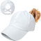 Enwokran Casquette de Baseball Femme, Queue de Cheval été Réglable Chapeau Séchage Rapide Respirante Anti-Soleil UV pour Running Golf Cyclisme Randonnée (Blanc)