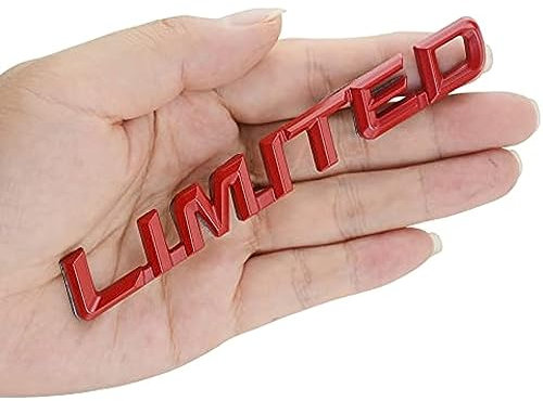 Metall Limited Edition Luxury Sport Car Emblem Badge Trunk Decal Sticker Rot