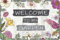 DODINO 20x30cm retro blechschild WELCOME TO MY GARDEN Vintage Retro Metallschild Flora Blumen