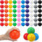 Liliful Massagebälle für Füße, Rücken, Handmassageroller, Plantarfasziitis-Ball, Großpackung für Fuß-Handtrainer, Therapie, 9 Farben, 7,6 cm, 36 Stück