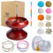 RCM Bead Spinner and Jewelry Making Bundle - Bead Loading & Jewelry Creation Set - DIY Necklace, Polymer Clay Beads Bracelet Making Kit with Elastic Wire for Creative Family Activities