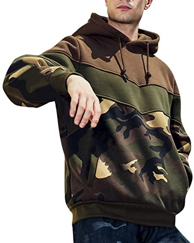 Générique Sweats À Capuche Homme Capuche Sportswear Pull De Manches Longues Poche Kangourou pour Hiver Et Automne Veste À Capuche Hoodie Casual Sweatshirt Chaude Hiver Coupe Vent