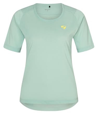 Ziener Damen NESTONIA Fahrradshirt/Radshirt - Mountainbike|Rennrad - atmungsaktiv,schnelltrocknend,elastisch,Kurzarm, Light Mint, 46
