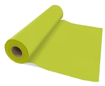 VelaHub Airlaid 20 Tischläufer, 40x120cm, 24m auf Rolle, Hochwertige, Einwegläufer, Kiwi