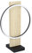 EGLO LED Tischlampe Boyal, 1 flammige Tischleuchte aus Holz, Metall, Kunststoff, Nachttischlampe in Natur, Schwarz, Weiß, FSC zertifiziert, LED Lampe mit Schalter, warmweiß