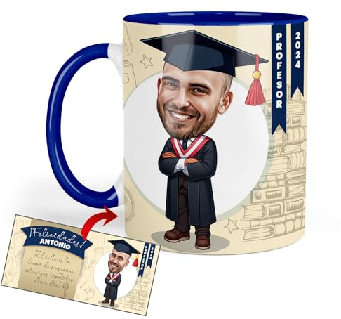 Kembilove Taza personalizada graduación | Regalos para graduacion | Detalles graduacion | Regalos graduación universidad | Tazas personalizadas