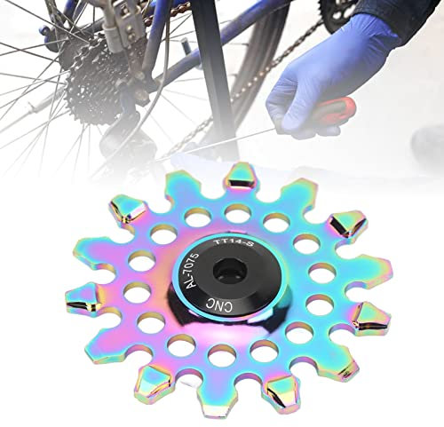 Hominas Schaltwerk Riemenscheibe, 14T Schaltröllchen Keramiklager Hintere Riemenscheibe Sealed Fahrrad Schaltwerk Führungsrad für Mountainbike oder Rennrad