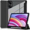 YRH Custodia per Redmi Pad Pro con portapenne 12.1 pollici 2024, Trasparente Back Cover per tablet Xiaomi Redmi Pad Pro (Nero)