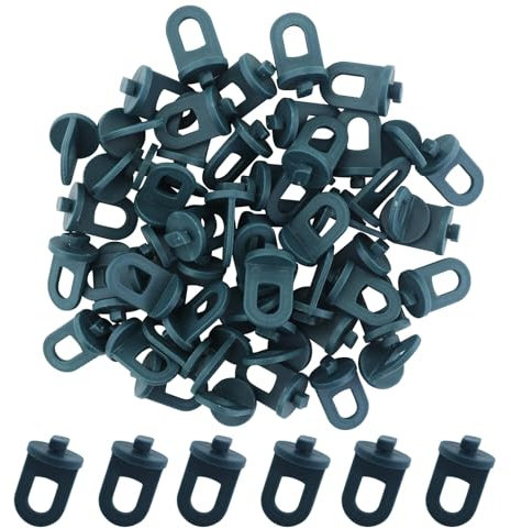 55 Pieces Greenhouse Twist Clips, Plastic Greenhouse Shading Fixing Clips for Garden Hanging Basket Plants Pot, Plastic Greenhouse Clips for Aluminium Greenhouse Insulation Netting Shading (55 PCS)