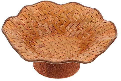 ABOOFAN Untersetzer Gewebte Tischsets Runde Geflochtene Tischsets Boho Tischdekoration Esstisch Tischsets Hot Pot Wärmeisolierte Tassenunterlage Kaffeegetränke Hohe Basis