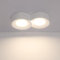 ZMH Aufbaustrahler weiß Aufbauspot rund: Spots Deckenleuchte Flur Ø28cm Aufbauleuchte GX53 Deckenspots 2 flammig Modern Deckenlampe Aufbau max.10W Aufbauleuchte für Wohnzimmer - Ohne Leuchtmittel