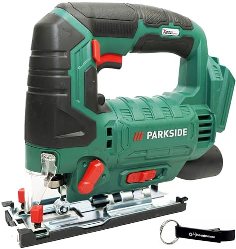 HEADNMORE® Bundle - PARKSIDE® 20V Akku Stichsäge Pendelhubstichsäge PSTDA 20 + HEADNMORE® Schlüsselanhänger (ohne Akku)