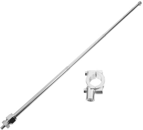 DOITOOL Poste de bandera ajustable para motocicleta, soporte extensible de aluminio para mástil de bandera de bicicleta para carretera, bicicleta de montaña, moto de cross