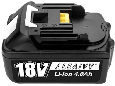 18V 8000mAh Li-ion Replacement Battery Compatible with Makita LXT Tools BL1830/BL1860/BL1850, High-Capacity 8Ah, Rapid Charge,(1PCS 4.0Ah)