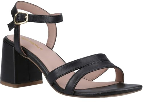 Hush Puppies Nalani Leather Women's Black Sandals - UK 7
