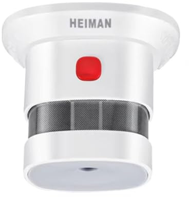 Haozee Rauchdetektor Zigbee,Erfordert Zigbee HUB | Unterstützt Zigbee2mqtt Home Assistent,2,4GHz hohe Empfindlichkeit Sicherheit,85 DB Alarmklang,Batteriebetrieben