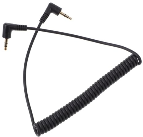 VANZACK Cavo Audio Maschio Maschio Aux Cavo Aux Resistente Nero con Connessione Stabile e Trasmissione Audio Alta Fedeltà per Smartphone Auto Radio