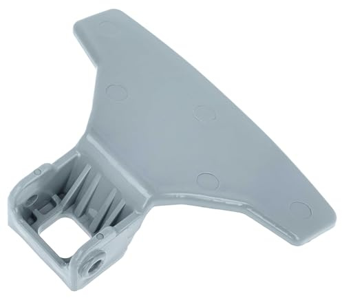 vhbw Türgriff kompatibel mit Beko WMB71432 | WMB71431S, WMB71432B, WMB71432A, WMB71432S, WMB71423MS Waschmaschine Kunststoff Grau