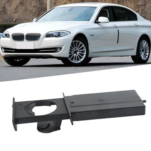 Getränkehalter vorne rechts für BMW E60 E61 Chassis 525i 528i für 530i 535i 545i 550i M5 von 2004 bis 2010 Beifahrerseite Getränkehalter schwarz Kunststoff Fabrikspezifikation 51459125626