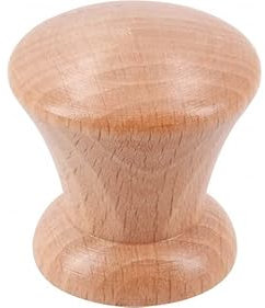 SIRO Möbelknopf Ilsede, Schlicht, Holz buche natur lackiert, 30 mm x 31 mm x 25 mm, S358A-30HZ18