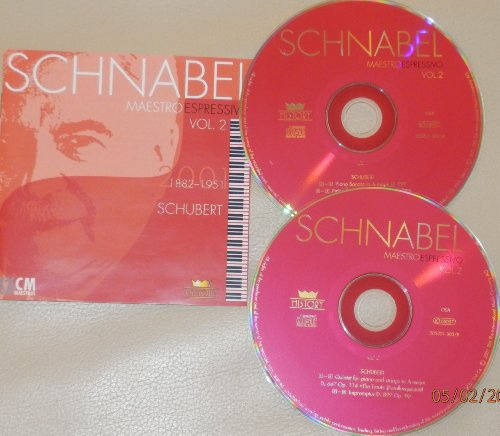 Schnabel . Maestro Espressivo. Vol.2 Schubert.Piano Sonata, Impromptus, Quintet für piano.