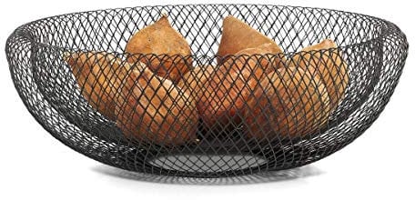 Philippi - MESH Schale XL - dekorative Schale mit doppelwandigem Gittergeflecht - die Schale ist Teil der MESH Serie
