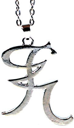 Halskette mit Anhänger, Design in Anlehnung an Clary Fray aus dem Roman „The Mortal Instruments: City of Bones“, Symbol für Gesundheit