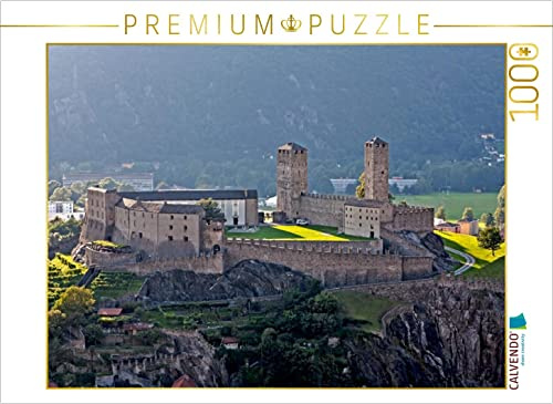 CALVENDO Puzzle Castel Grande - Bellinzona | 1000 Teile Lege-Größe 64 x 48 cm Foto-Puzzle für glückliche Stunden