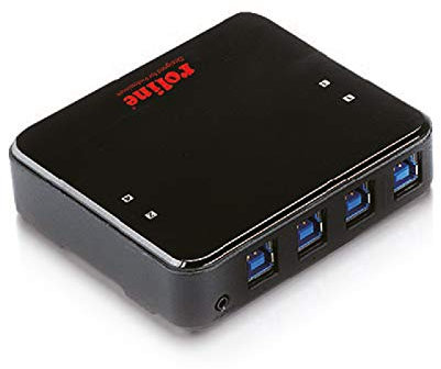 ROLINE USB 3.2 Gen 1 Switch, 4 PC, 4x USB 3.2 Gen 1 Ports