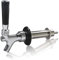 PERA Grifo de barril de cerveza con mango negro de 127 mm de 127 mm