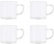 OGO LIVING - Lot de 4 tasses expresso helya 12cl en verre borosilicate - 7912006