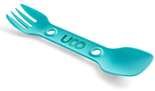 UCO Utility Spork 3-in-1 Combo Spoon-Fork-Knife Utensil, Turk Teal