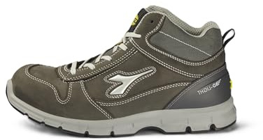 Utility Diadora RUN LOW S3 SRC ESD, Zapatos de construcción Unisex Adulto, GRIS (CASTELLO), 45 EU
