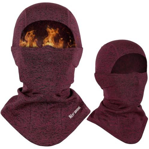 ICOCOPRO Sturmhaube Herbst Winter für Herren & Damen, Winddicht Thermo Balaclava Gesichtsmaske Skimaske Sturmmaske für Outdoor Sports Radfahren, Skifahren, Motorrad, Fahrrad, Einheitsgröße