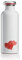 Guzzini Love On The Go Bottiglia Termica da Viaggio, Poliestere Copolimero, Polipropilene, Stainless Steel, Rosso, 7.3 cm