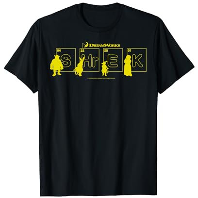 Shrek Periodic Table Silhouettes T-Shirt