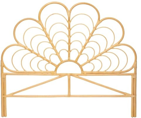 Atmosphera - Kopfteil Aoni - Rattan 140x161 cm - Beige