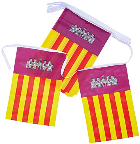 FAHNENKETTE TAIWAN 12 meter mit 20 flaggen 45x30cm- REPUBLIK CHINA Girlande Flaggenkette 30 x 45 cm AZ FLAG
