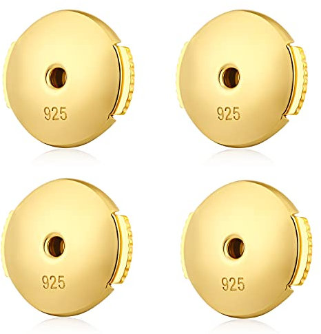 Elevadores de Pendientes Pendientes Cierre Tuercas Pendientes Elevadores Cierre Pendientes Plata Tuercas Broches Para Pendientes