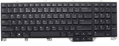 New Keyboard for Dell Alienware 17 R5 Area 51M P38E 2019 44RC9 044RC9 WYFCV 0WYFCV Per Key RGB Backlit US