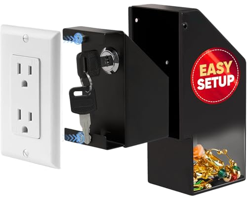 Elder Welder® Electrical Outlet Hidden Wall Safe | 100% Real Wall Plate Included | Easy to Install | Hidden Safe for Money | Wall Safes Between Studs | Secret Storage | Invisible Safe